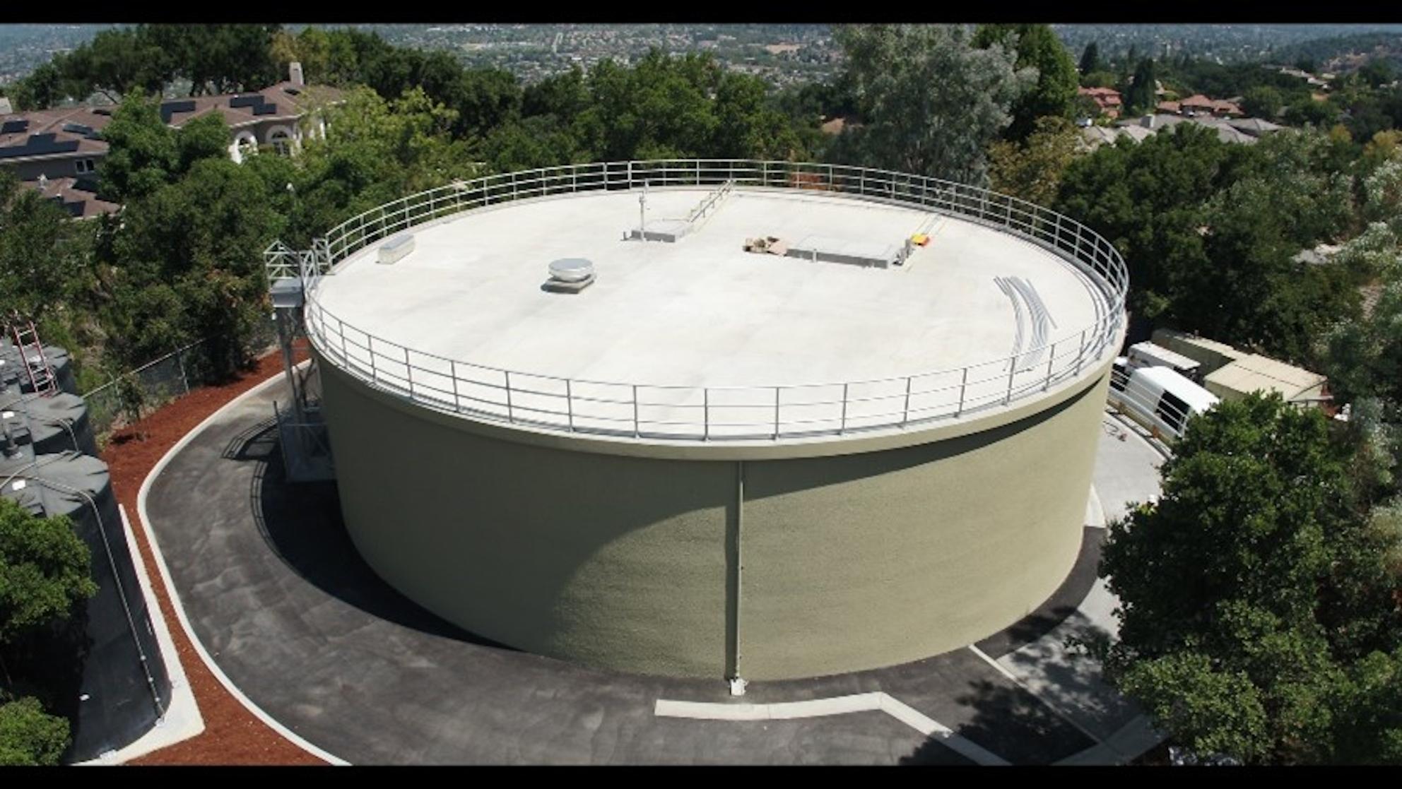 a tank from the outside