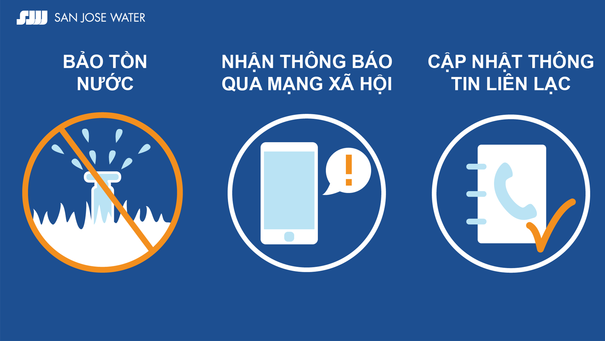 bao ton nuoc, nhan thong bao qua mang xa hoi, cap nhat thong tin lien lac