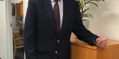 Bill Tuttle in the office