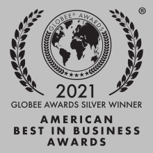 Globee 2021 silver award Globee 2021 silver award