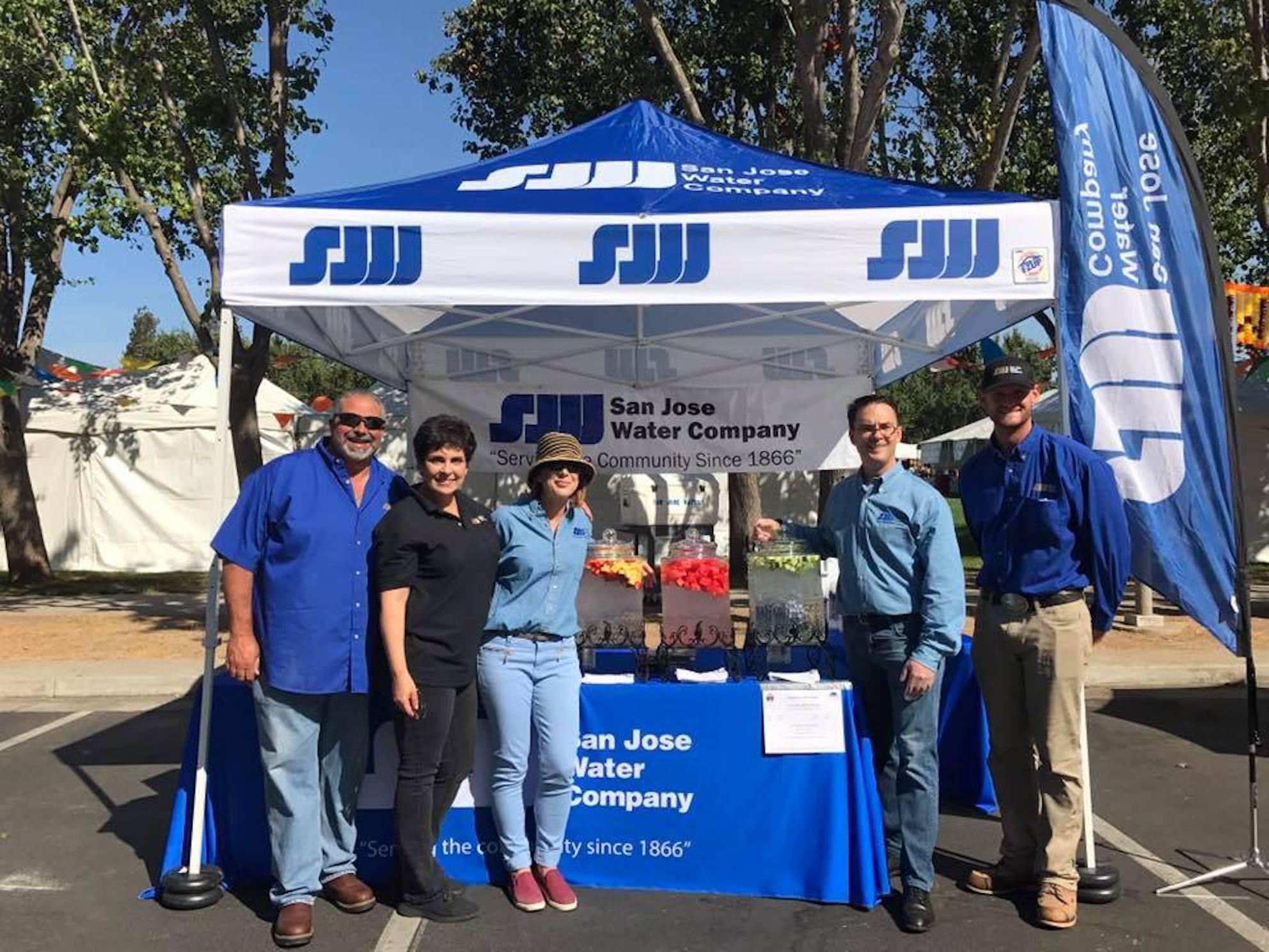 Water Station at outdoor event