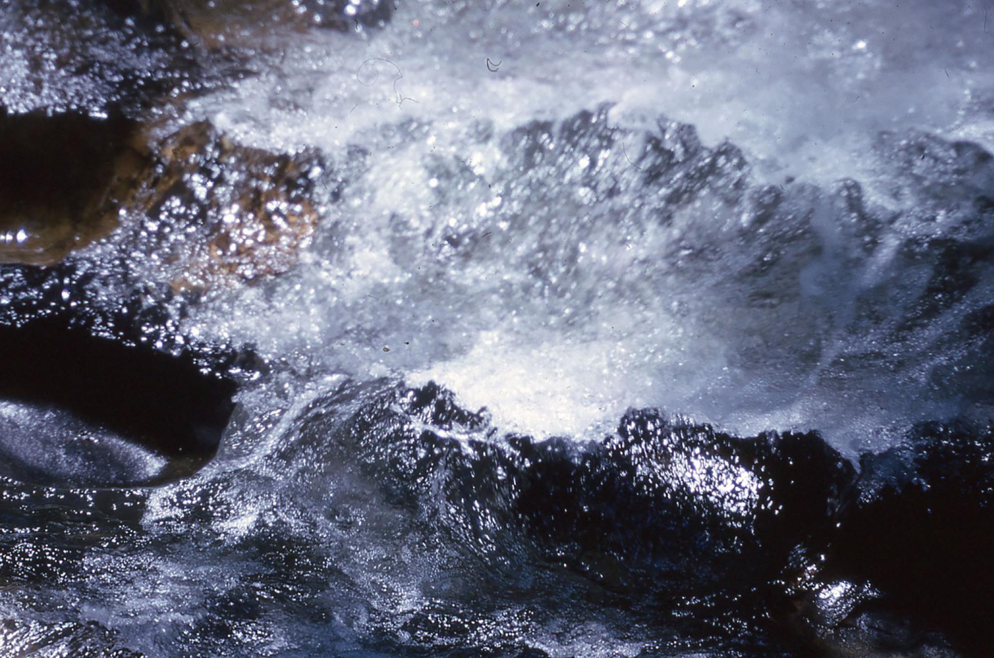 flowing water in stream