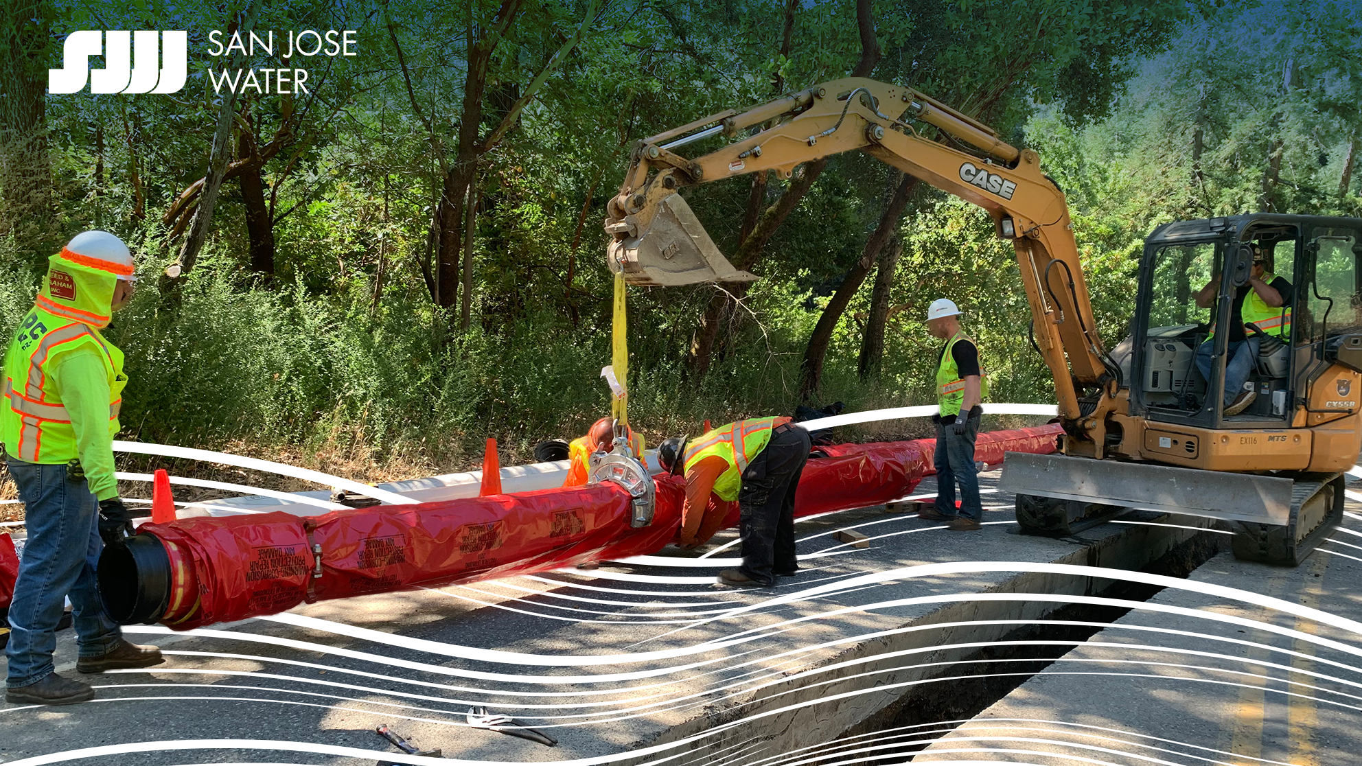 Earthquake pipe construction