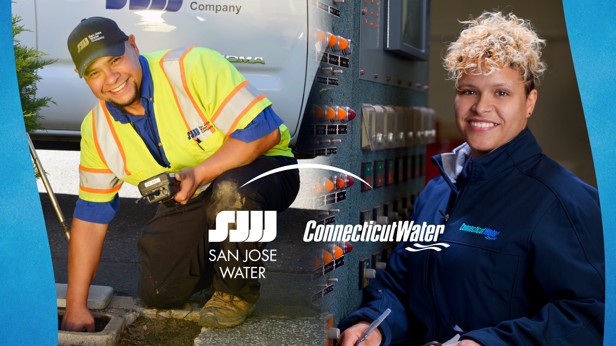 San Jose Water and Connecticut Water employees at work