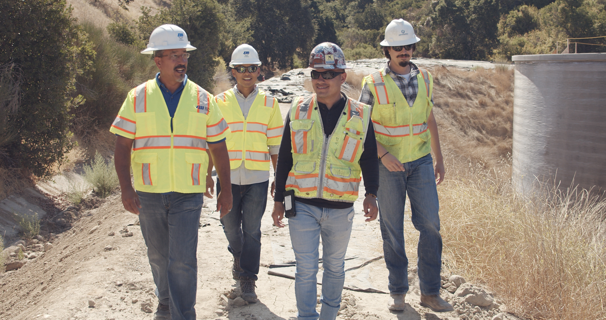 Freedom-of-Association-Policy-Hero_1.png Four San Jose Water engineers walking through an outdoor facility