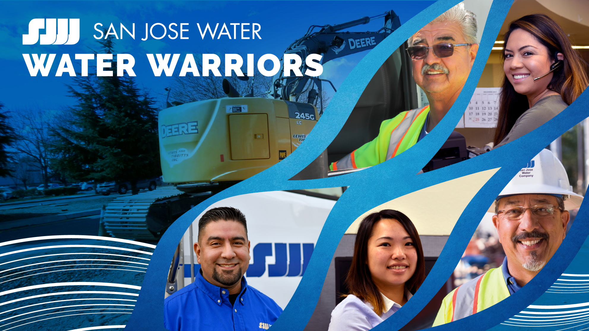 WaterWarriorsLandingPage_Revision.png San Jose Water Water Warriors - 5 employees in a collage