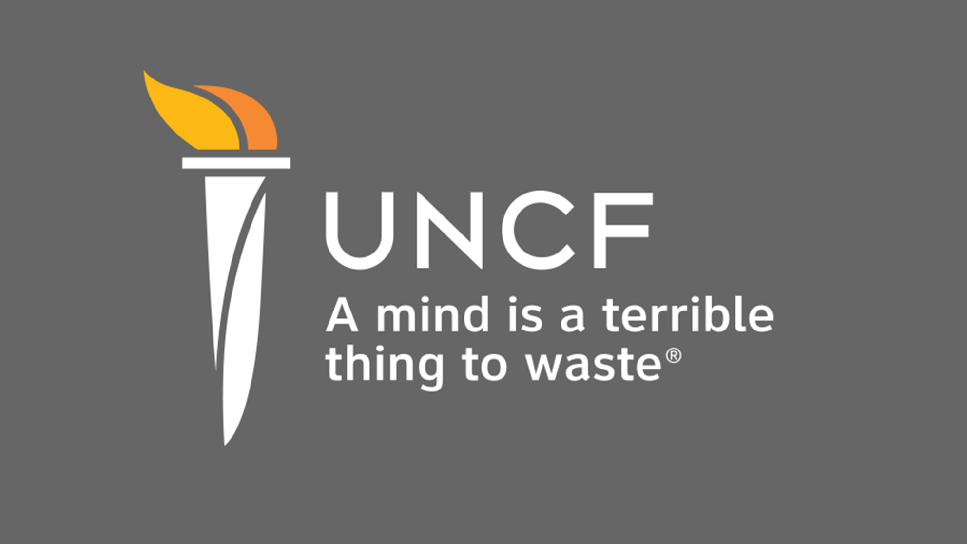 UNCF logo - a mind is a terrible thing to waste