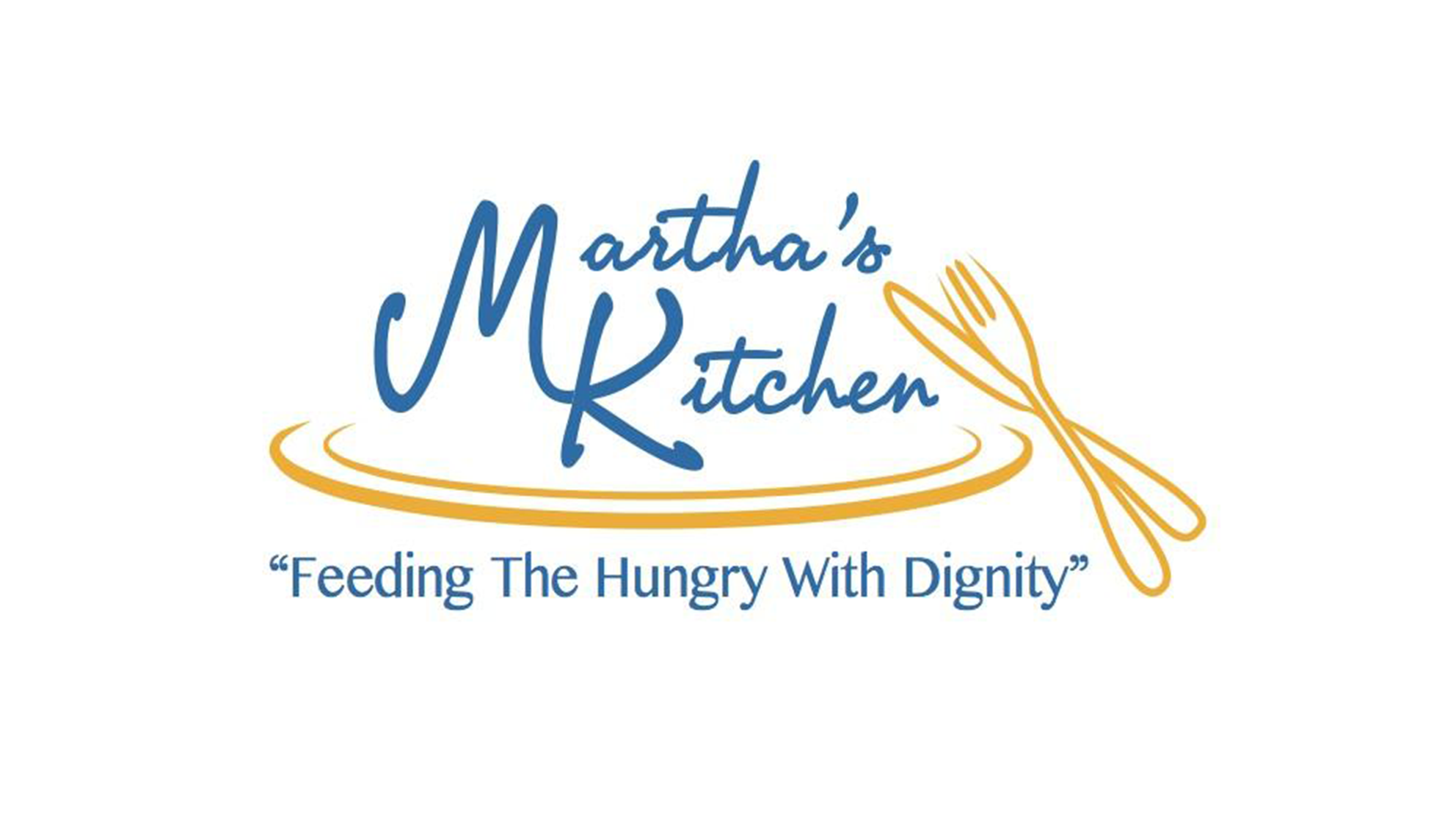 Martha's Kitchen logo - feeding the hungry with dignity. 