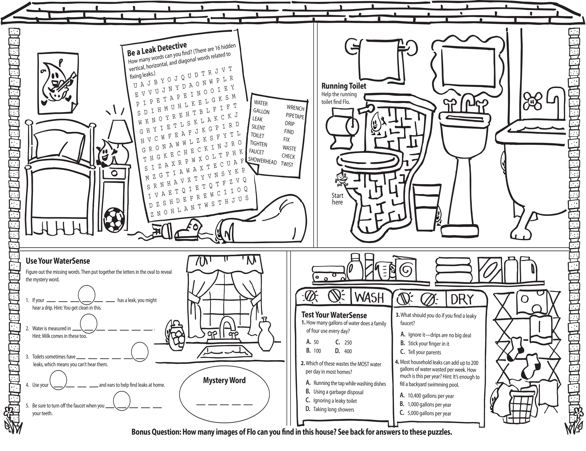 Fix A Leak Activity Sheet