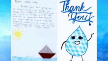 Fifth grader Thank you note