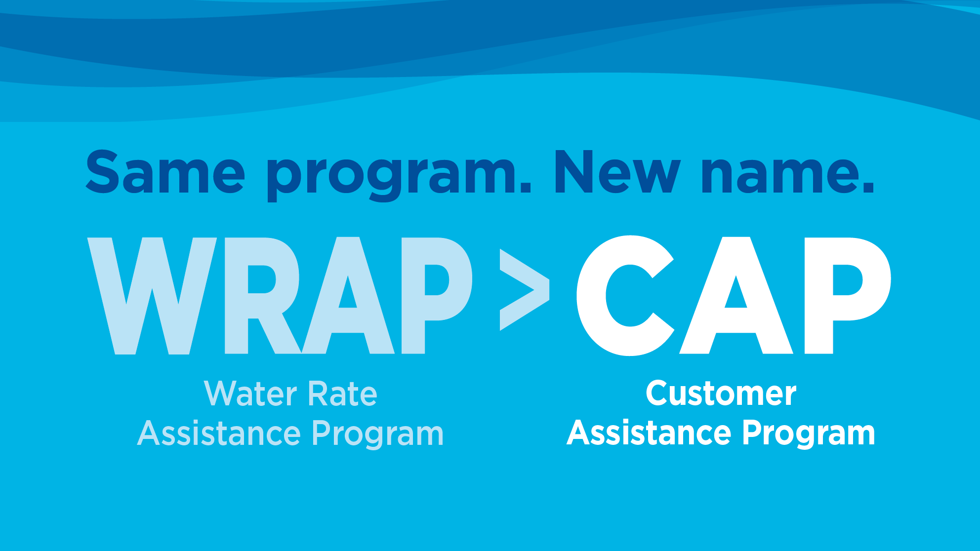 Same Program. New Name. WRAP is now CAP.
