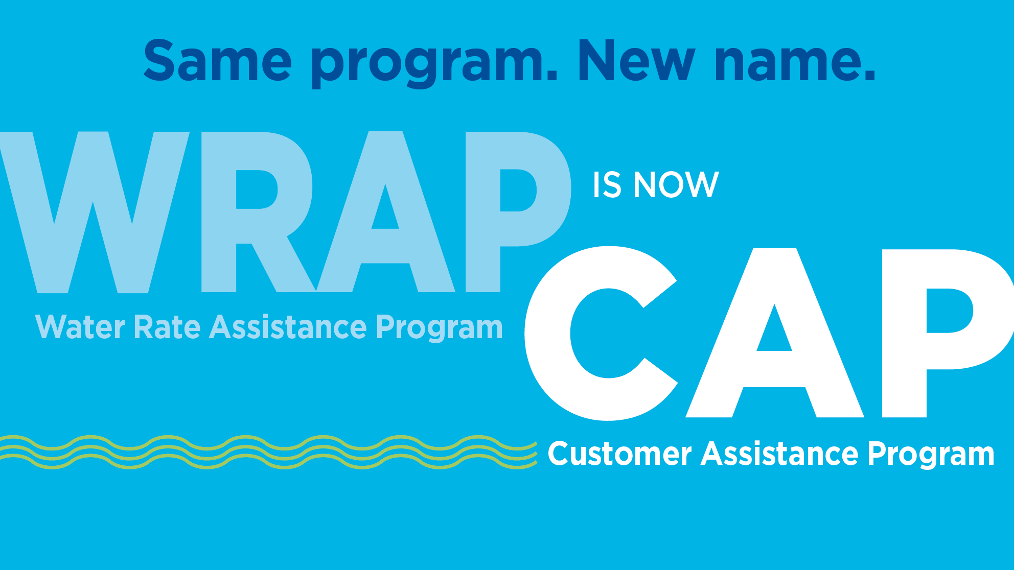 Same Program. New Name. WRAP is now CAP.