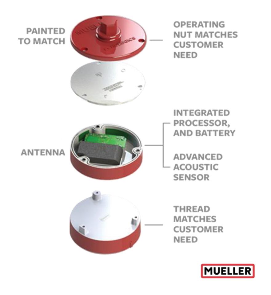 acoustic leak detection sideview