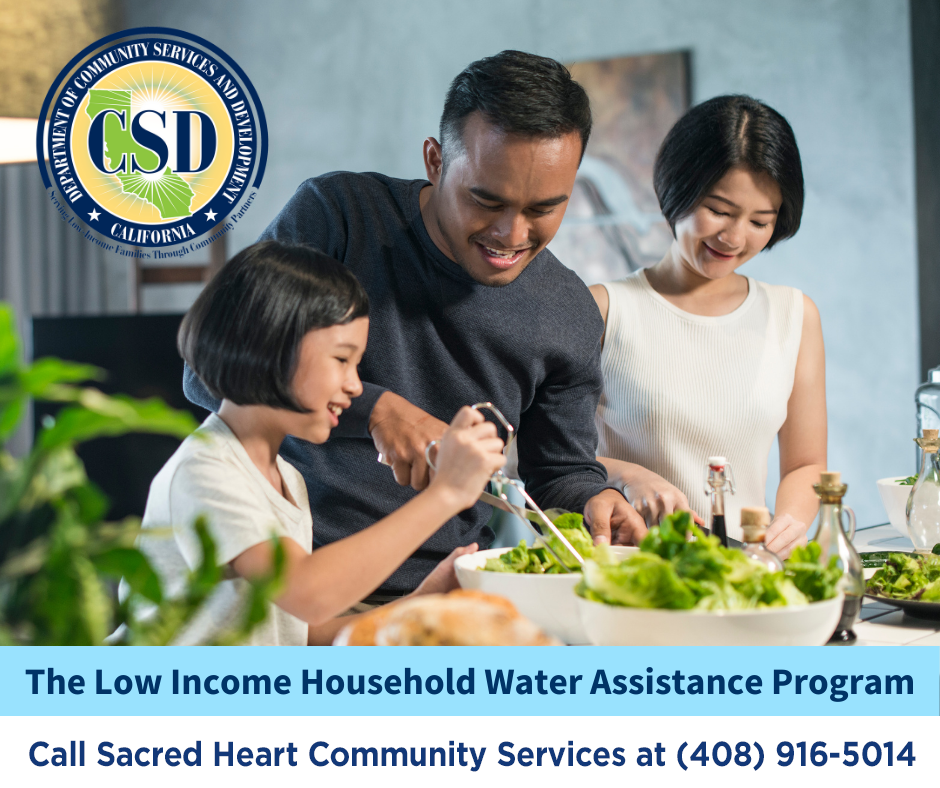 LIHWAP add showing family making salad 1-408-916-5014