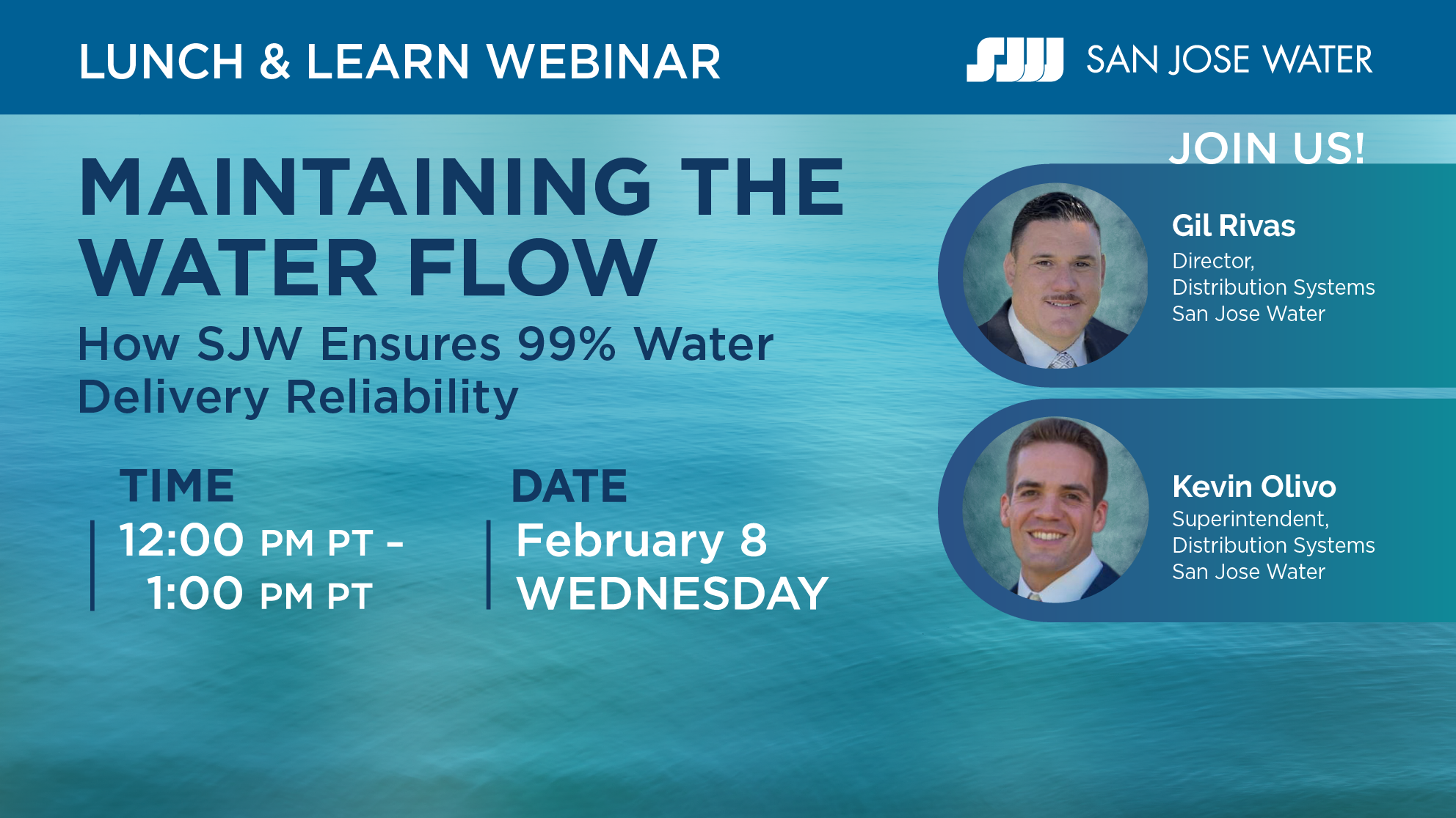 Header graphic showing time and date of upcoming webinar and photos of speakers
