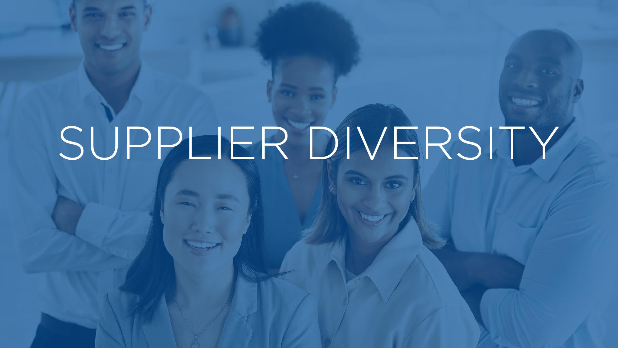 Supplier Diversity Web Page Header