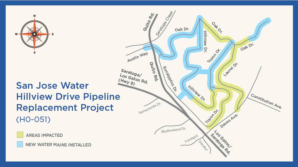 Hillview Drive Project Map