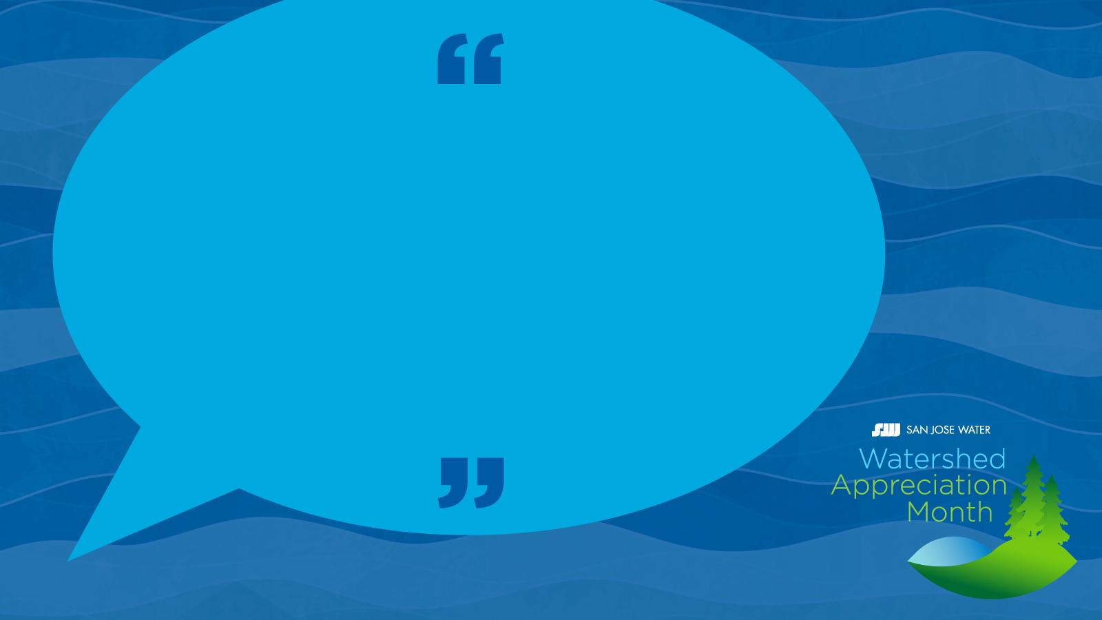 Blank quote card graphic